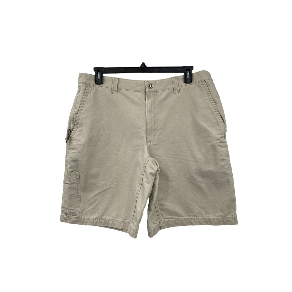 Columbia Tan Casual Shorts Mens 38 Used Outdoor Hiking